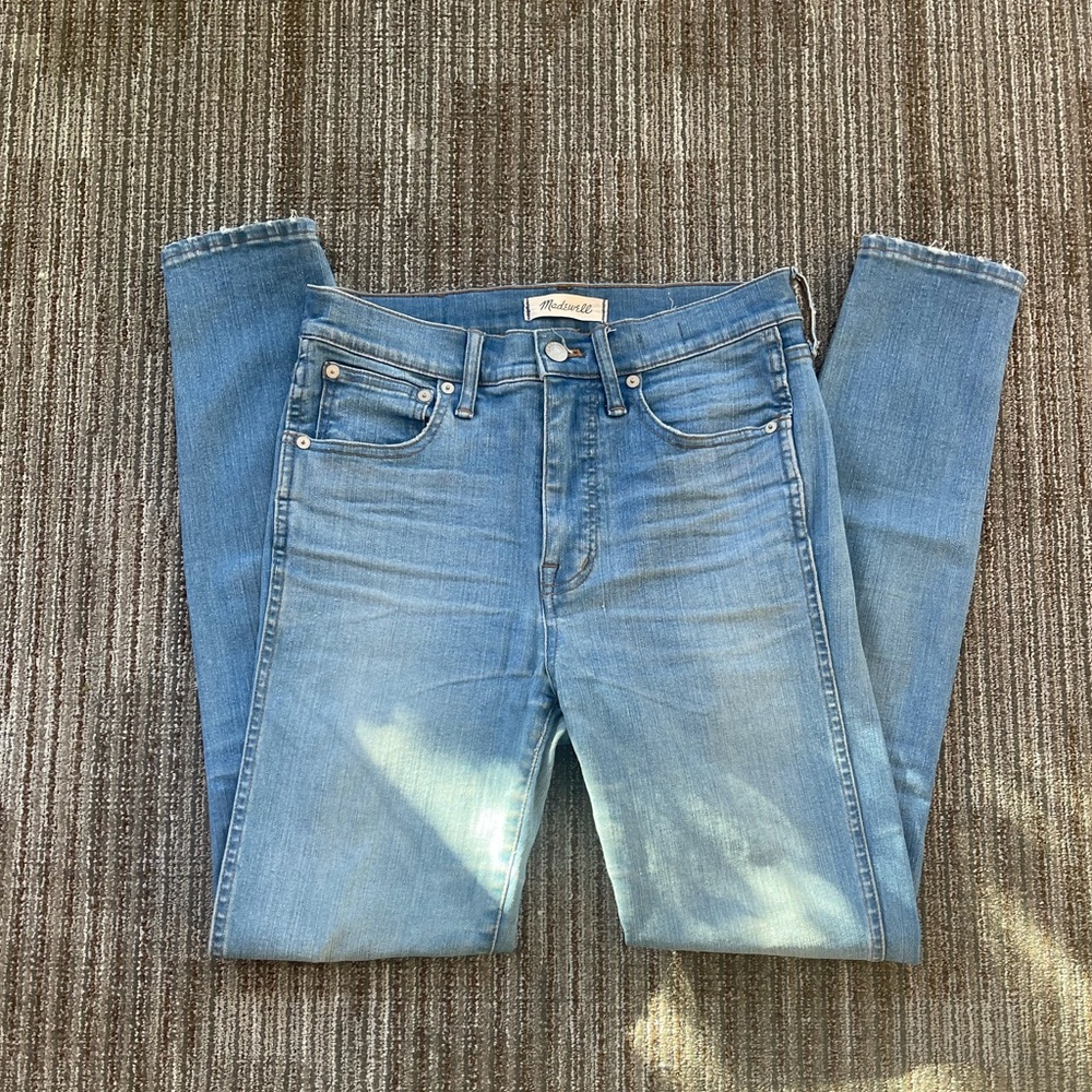 Madewell high waisted skinny jeans size 27